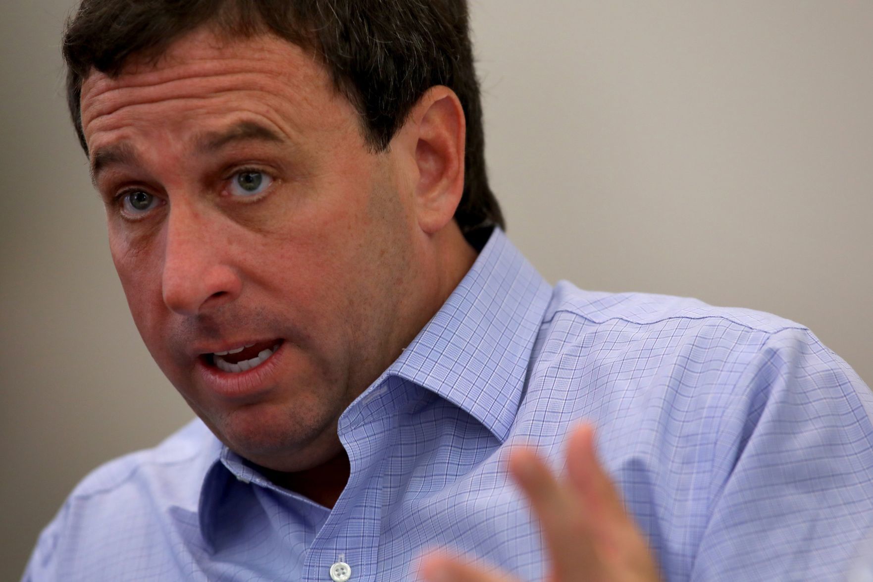 Stenger speaks with Post-Dispatch